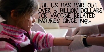 Vaccine injuries 3 billion Bought Movie altered